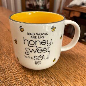 "Kind Words Are Like Honey, Sweet To The Soul" Proverbs 16:24 Coffee Cup Mug
